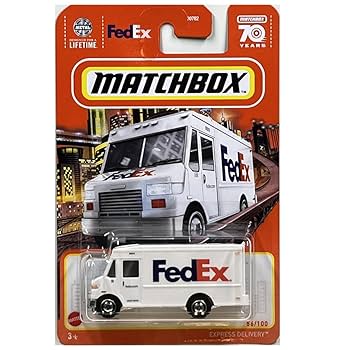 Amazon.com: Matchbox FedEx Express Delivery Truck 56/100 Die